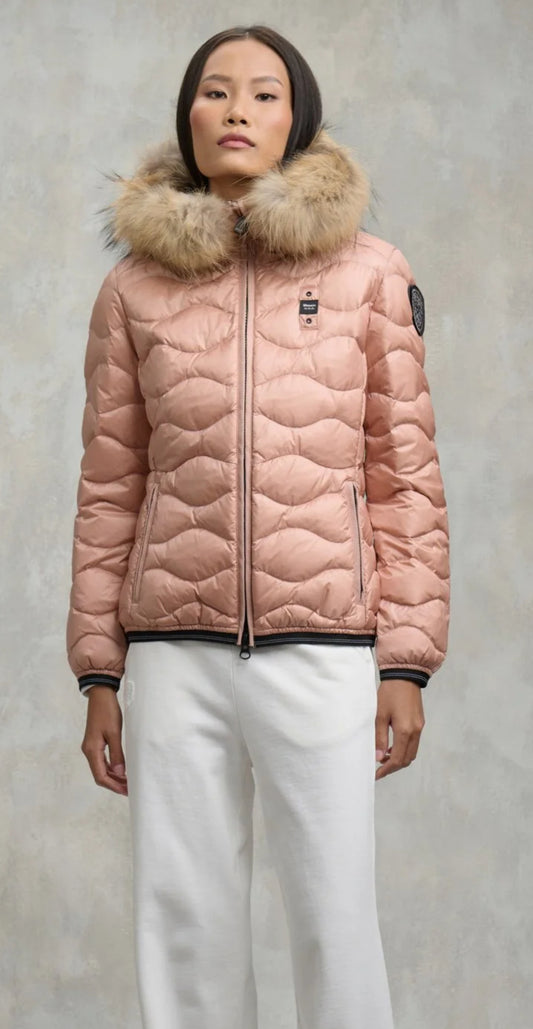 GIUBBINO BLAUER CORTO ONDE DONNA CIPRIA PELLICCIA